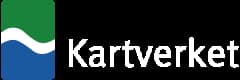 Kartverket logo hvitt